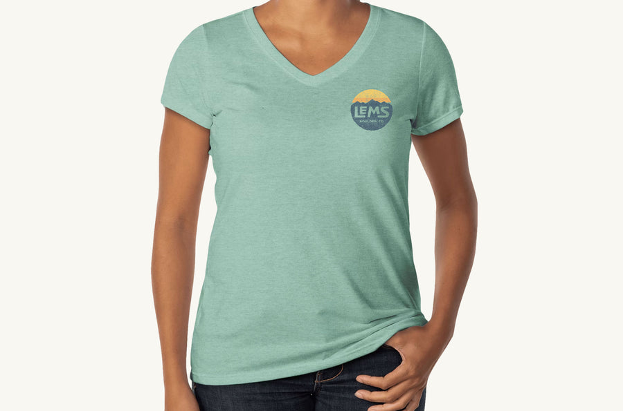 Lems Women's V-Neck Logo Tee (Discontinued)